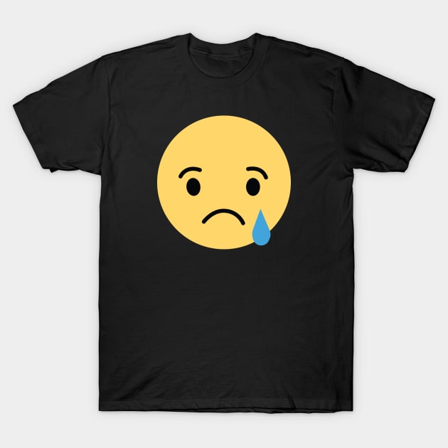 Emoticon Sad T-Shirt by niawoutfit
